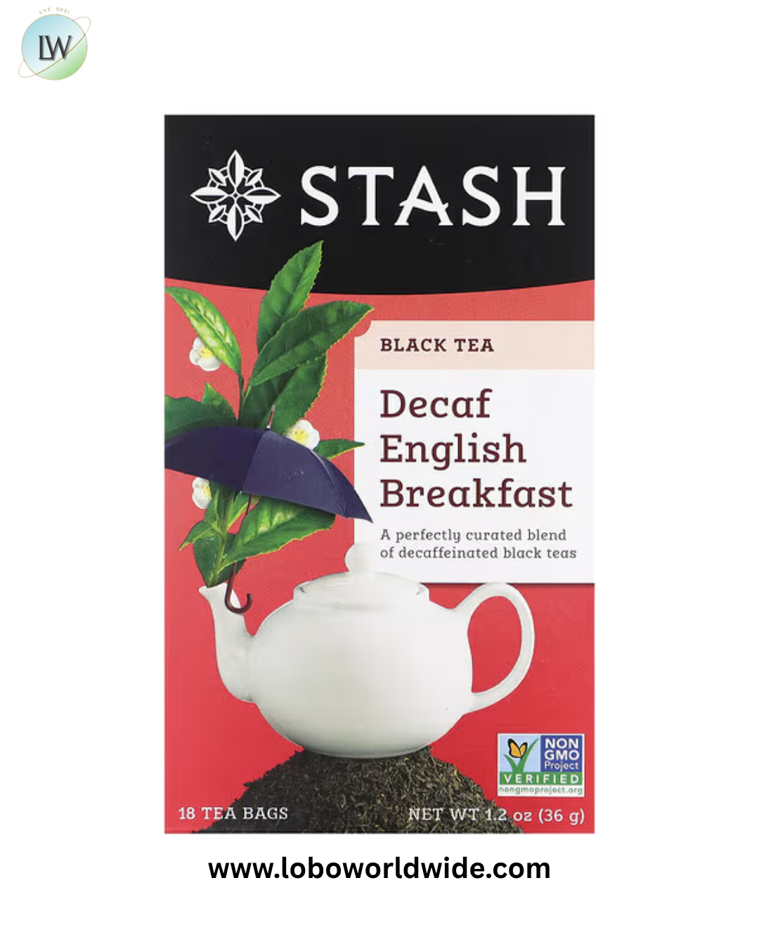 Stash Tea, Black Tea, 18 Tea Bags