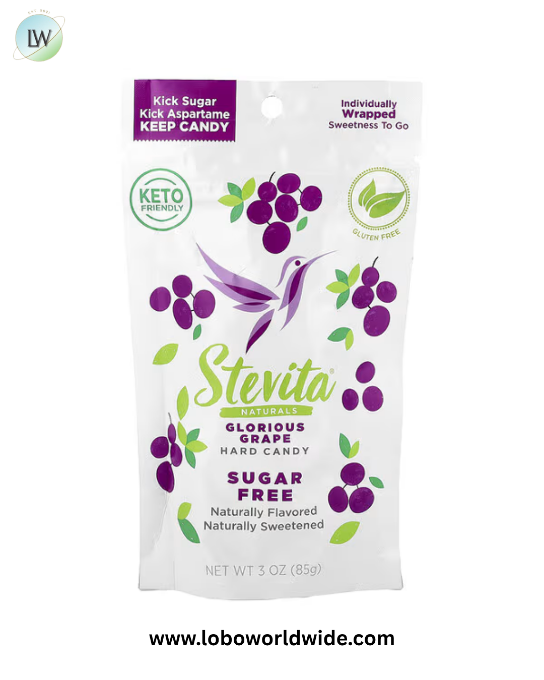 Stevita Naturals, Naturals, Sugar Free Hard Candy, 3 oz (85 g)