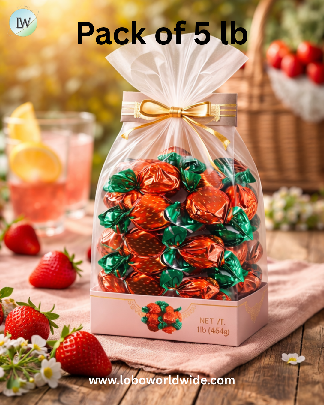 Strawberry Hard Candy