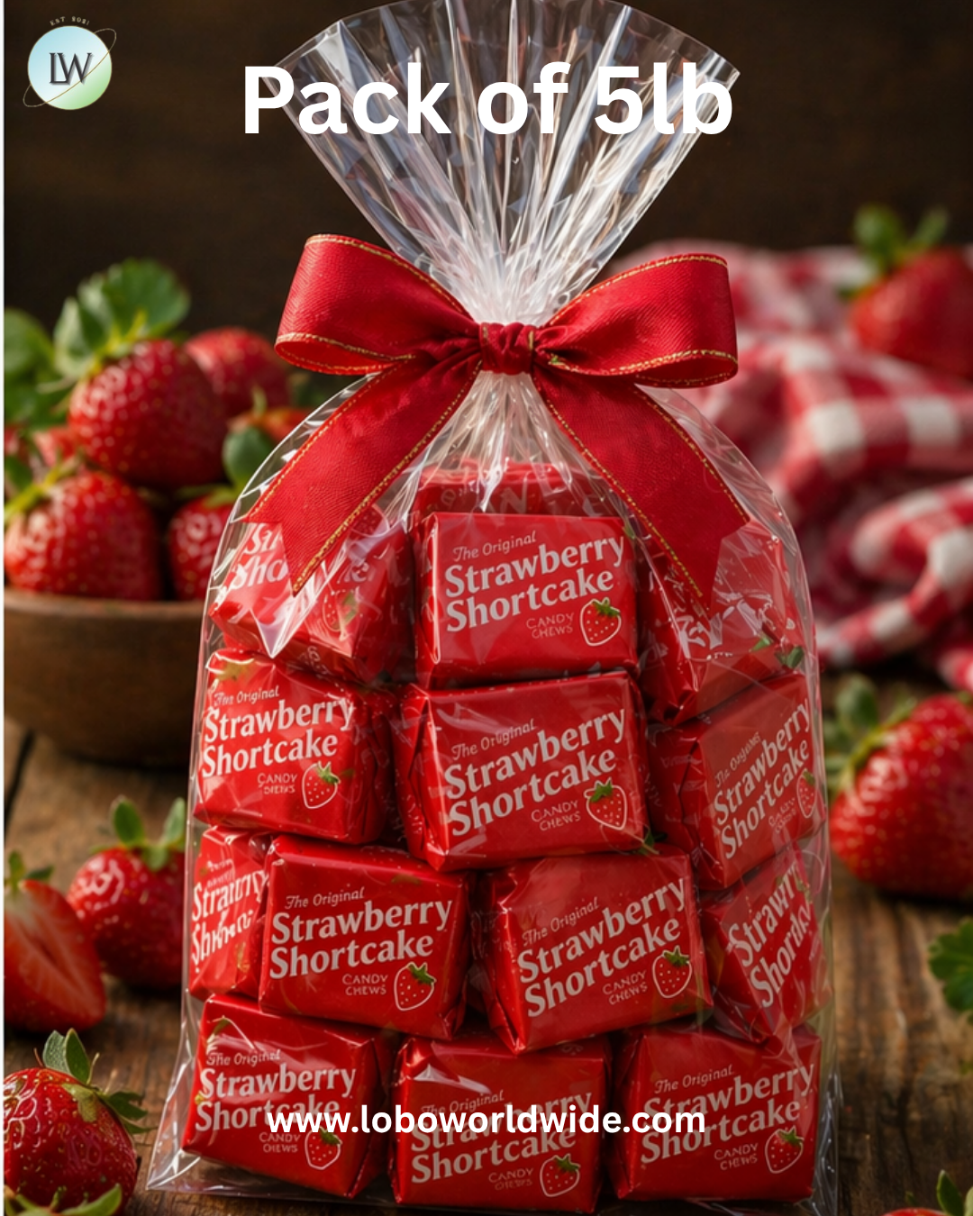 Strawberry Shortcake Taffy