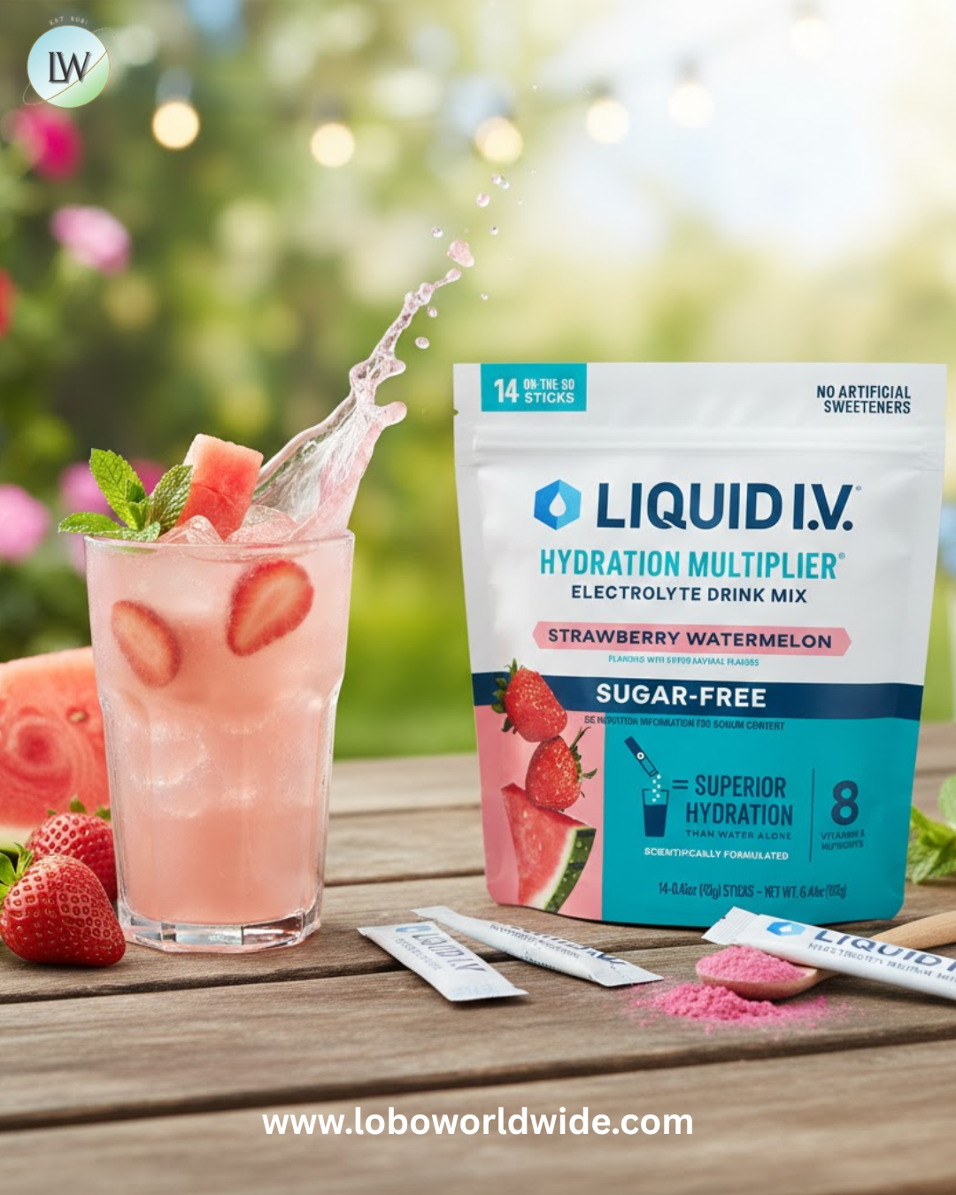 Liquid I.V Hydration Multiplier® Sugar-Free - 3 Pouches(Various flavors)