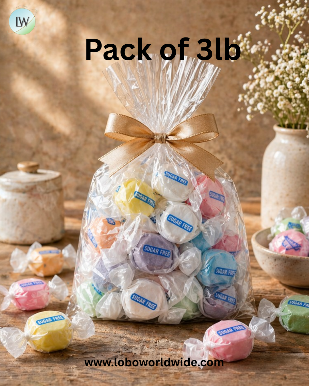 Sugar Free Assorted Salt Water Taffy