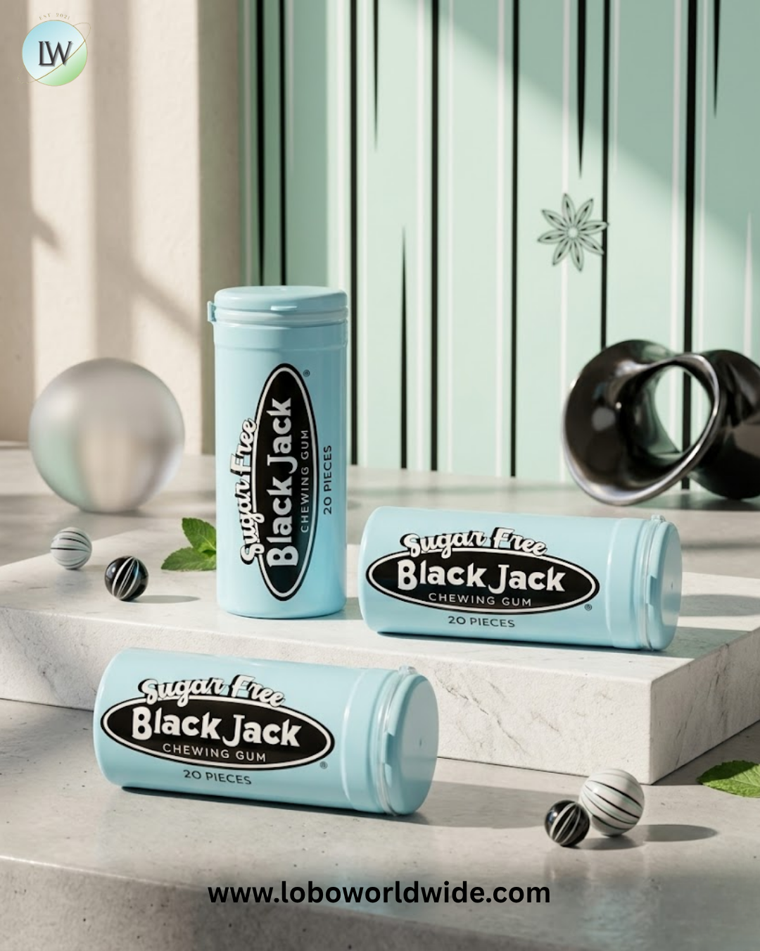 Sugar Free Chewing Gum 12 Pack