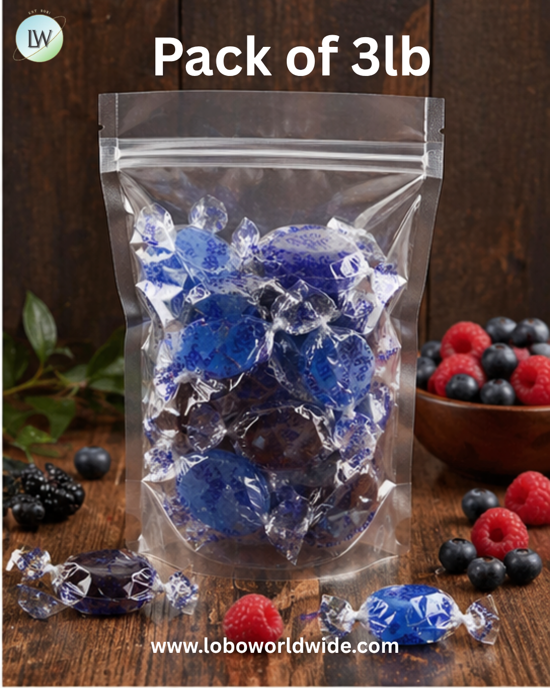 Sugar Free Mixed Berry Assorted Hard Candy