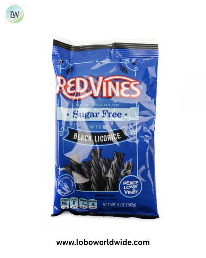 Sugar Free Red Vines Black Licorice Twists 6 pack