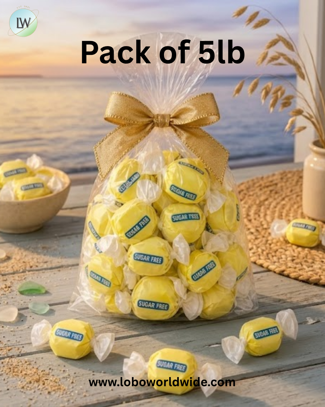 Sugar Free Salt Water Taffy Banana