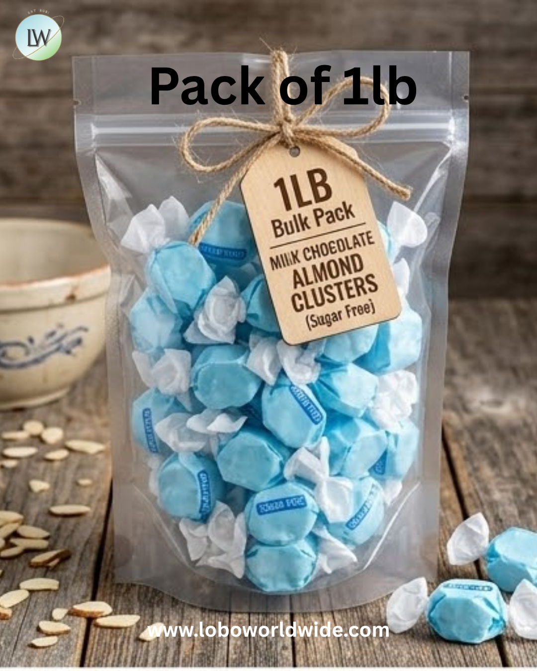 Sugar Free Salt Water Taffy Blue Raspberry