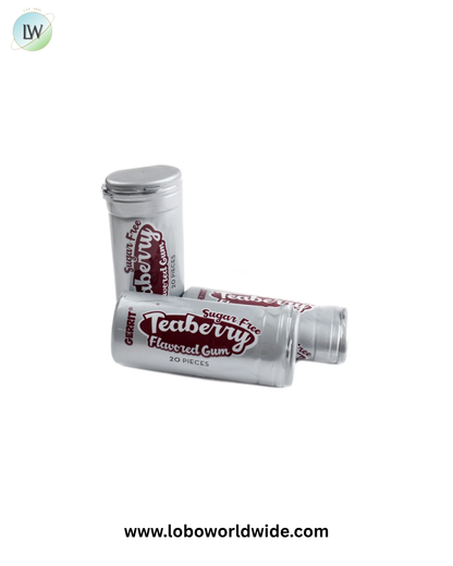 Sugar Free Teaberry Chewing Gum 12 Pack