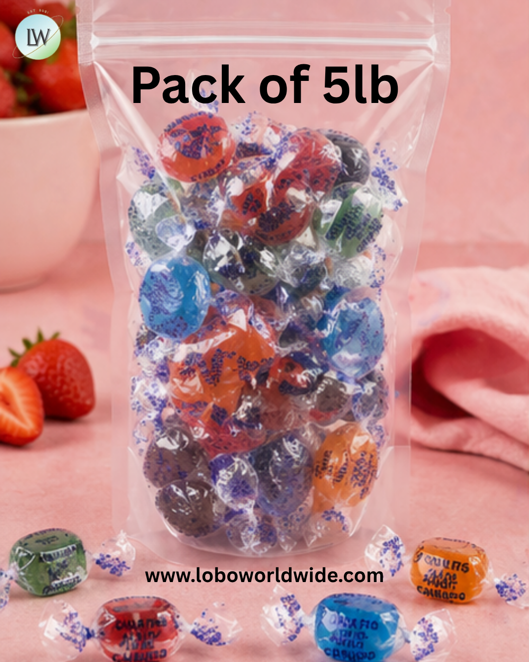 Sugar Free Assorted Fruit Hard Candy