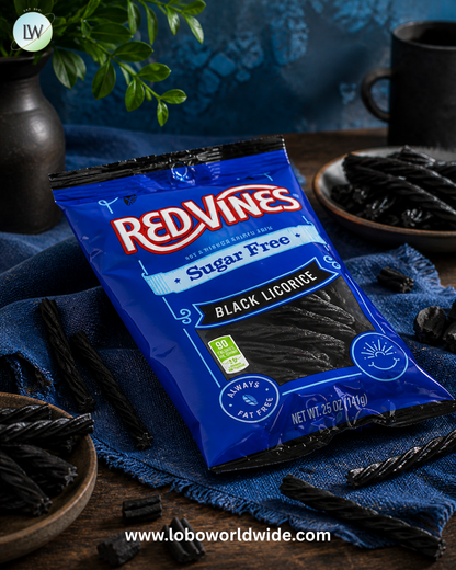 Sugar Free Licorice Black Stix - 12ct