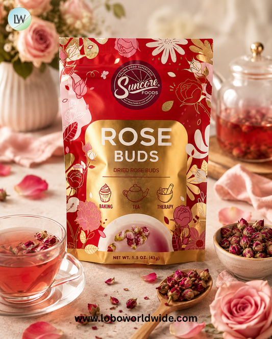 Suncore Foods, Rose Buds, 1.5 oz (43 g)