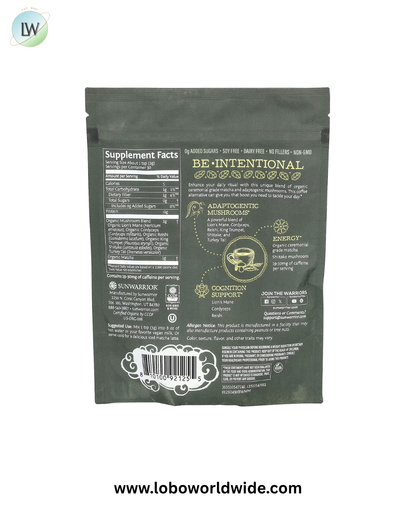 Sunwarrior, Organic Matcha & Mushroom, 3.17 oz (90 g)