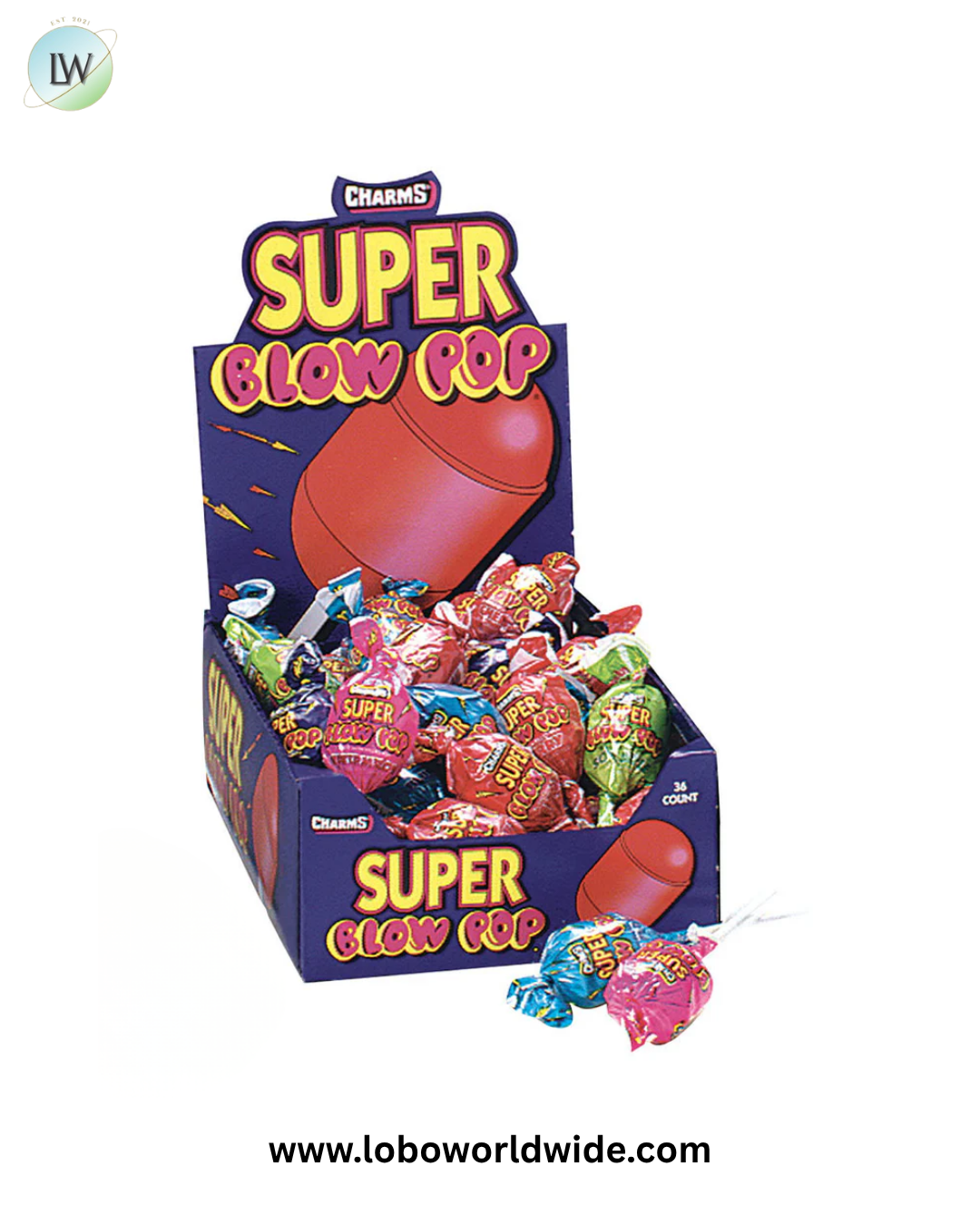 Super Blow Pops from Charms - 48ct