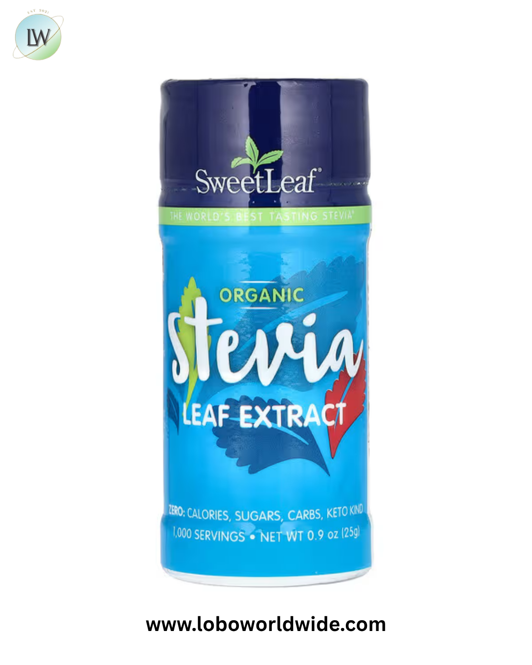 SweetLeaf Stevia, Organic Stevia Leaf Extract, 0.9 oz (25 g)