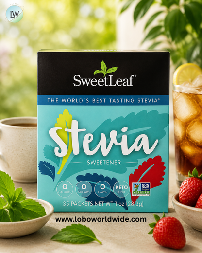 SweetLeaf Stevia, Stevia Sweetener, 35 Packets, 1 oz (28.3 g)