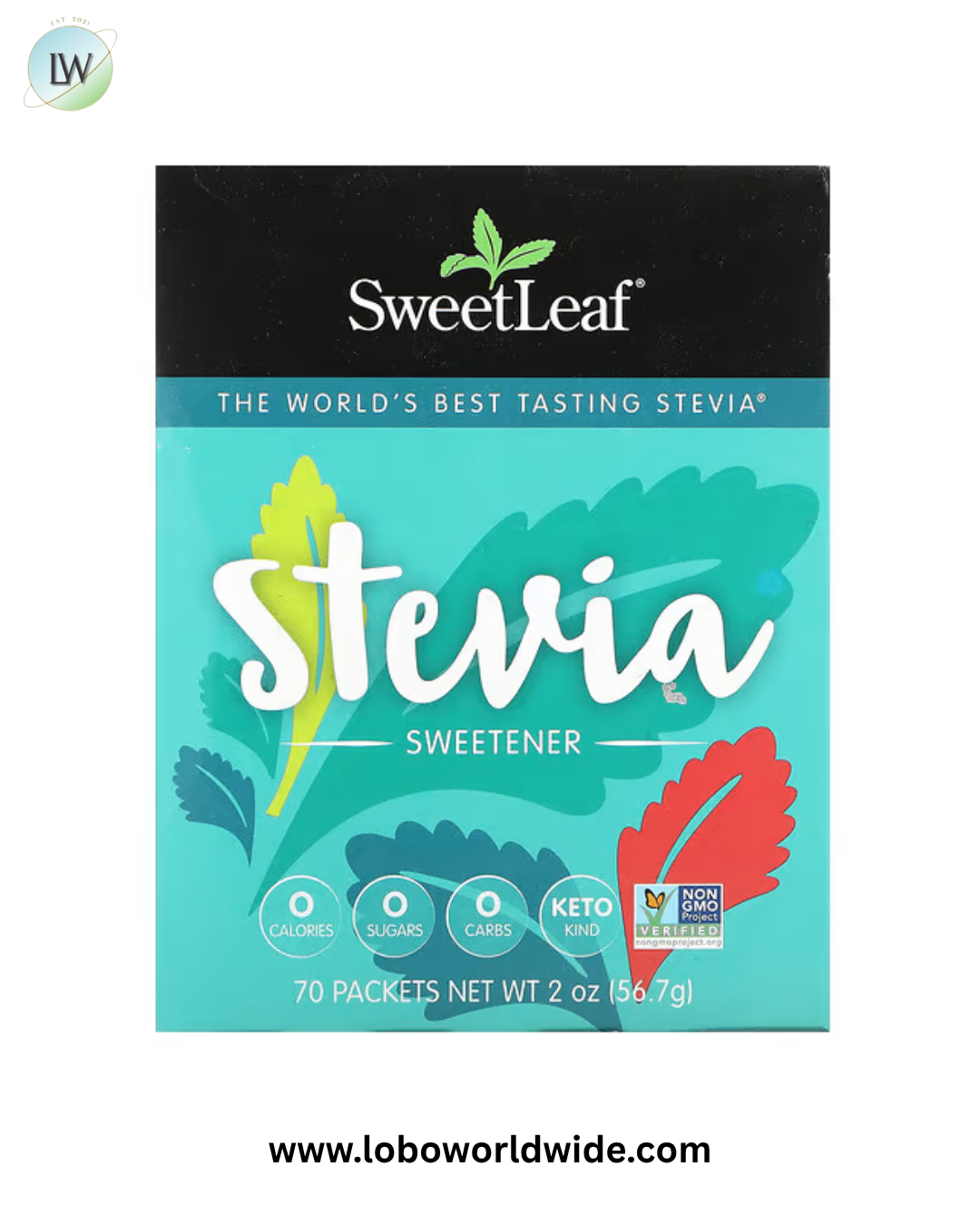 SweetLeaf Stevia, Stevia Sweetener, 70 Packets, 0.028 oz (0.8 g) Each