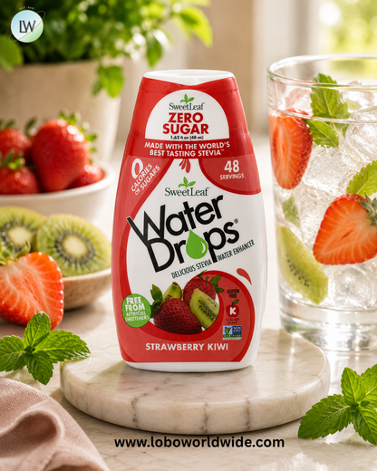 SweetLeaf Stevia, Water Drops®, Delicious Stevia Water Enhancer, 1.62 fl oz (48 ml)