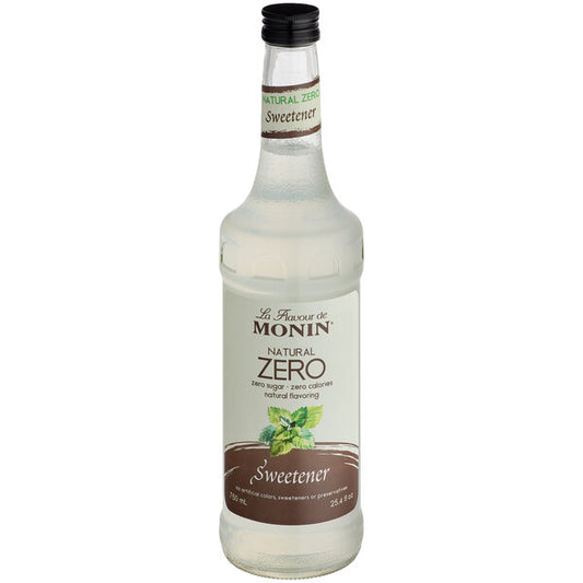 Monin Zero Calorie Natural Vanilla Flavoring Syrup 750 mL(Various Sizes)