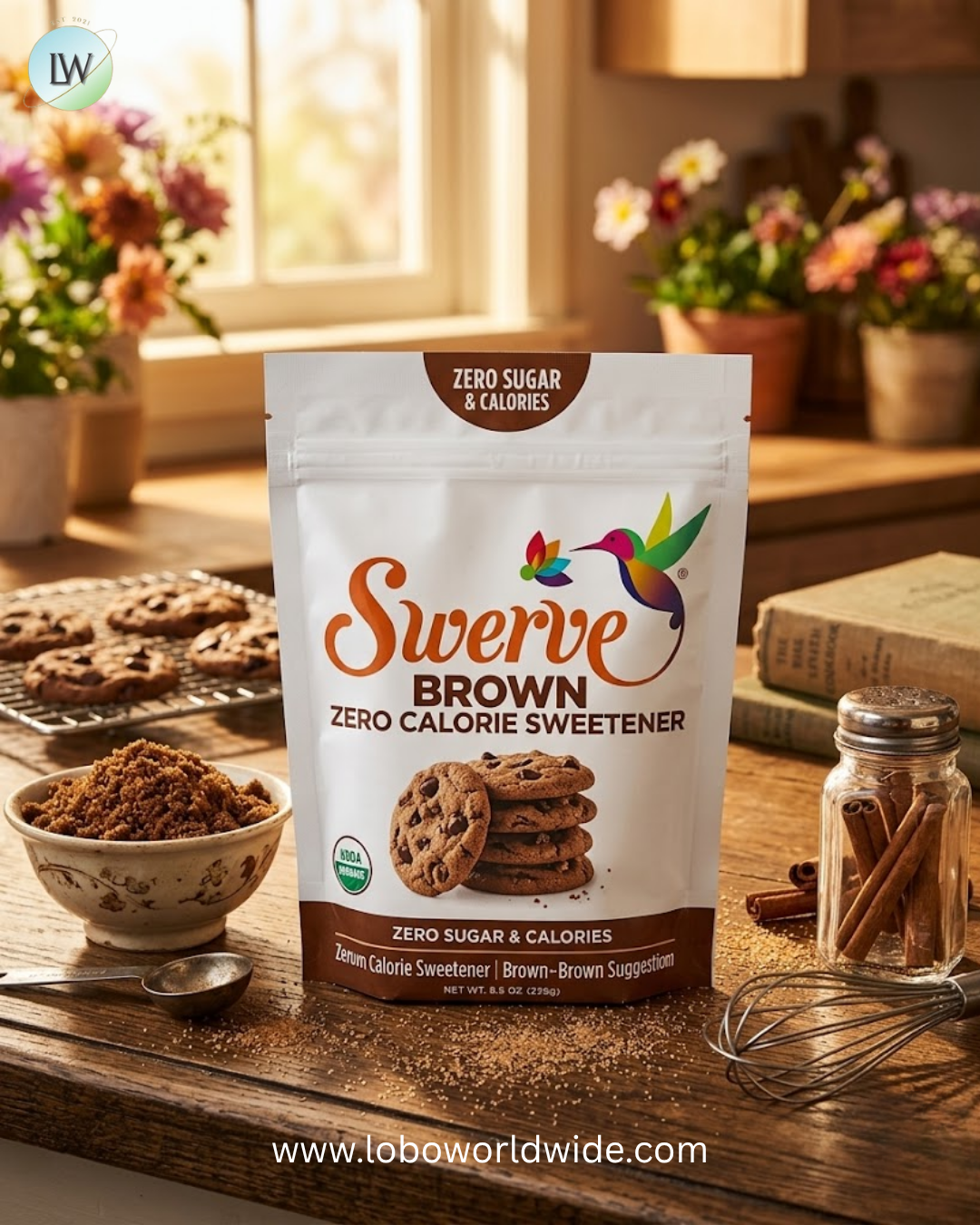 Swerve, Brown Zero Calorie Sweetener, 12 oz (340 g)