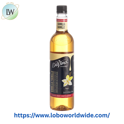 DaVinci Gourmet Classic French Vanilla Flavoring Syrup 750 mL