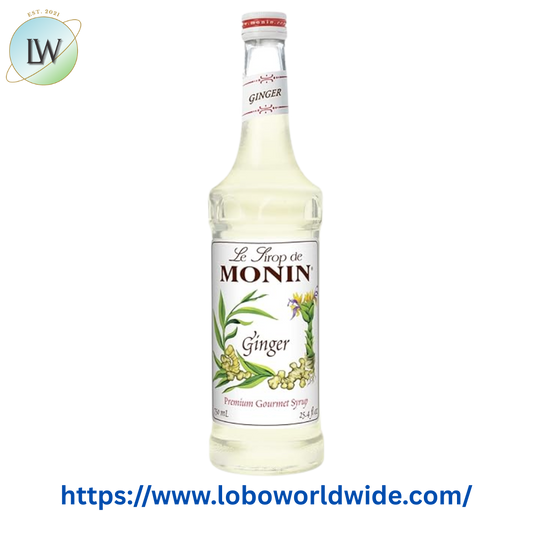 Monin Premium Ginger Flavoring Syrup 750 mL