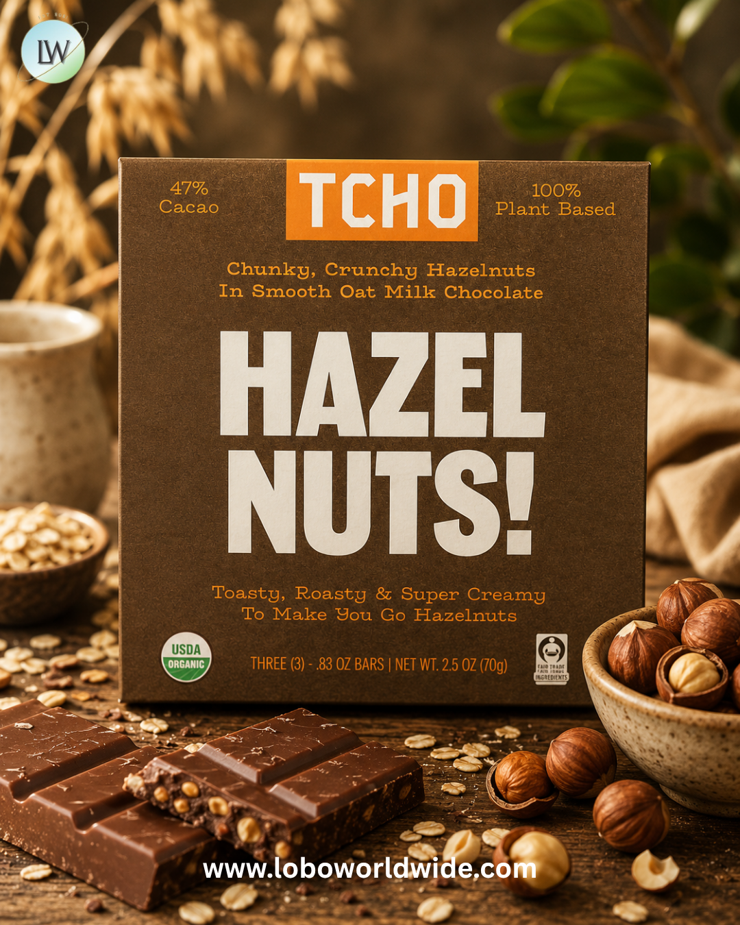 TCHO, Cacao, 3 Bars