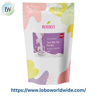 Bossen All-in-One Taro Milk Tea Powder Mix 2.2 lb.