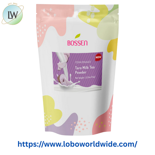 Bossen All-in-One Taro Milk Tea Powder Mix 2.2 lb.