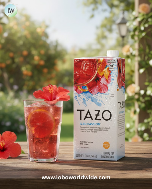 Tazo 32 fl. oz. Sweetened Passion Iced Herbal Tea 1:1 Concentrate