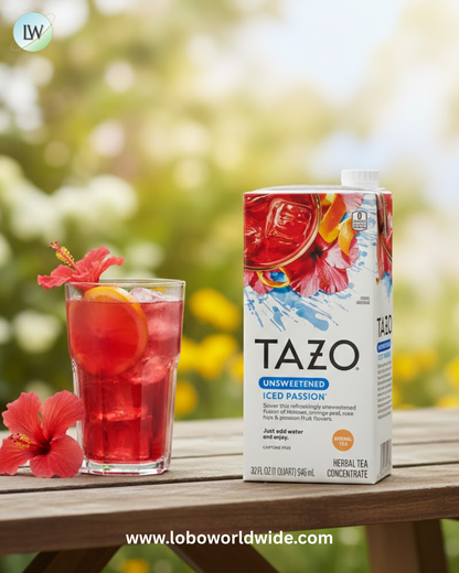 Tazo 32 fl. oz. Unsweetened Iced Passion Tea 1:1 Concentrate