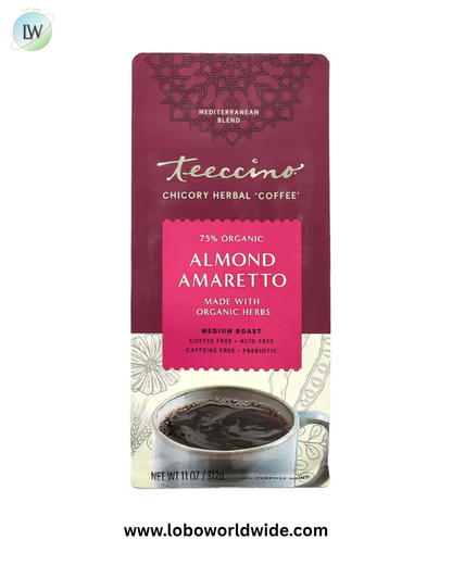 Teeccino, Chicory Herbal Coffee, Medium Roast, Caffeine Free, 11 oz (312 g)