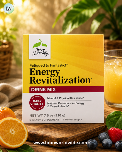 Terry Naturally, Fatigued to Fantastic!™ Energy Revitalization Drink Mix
