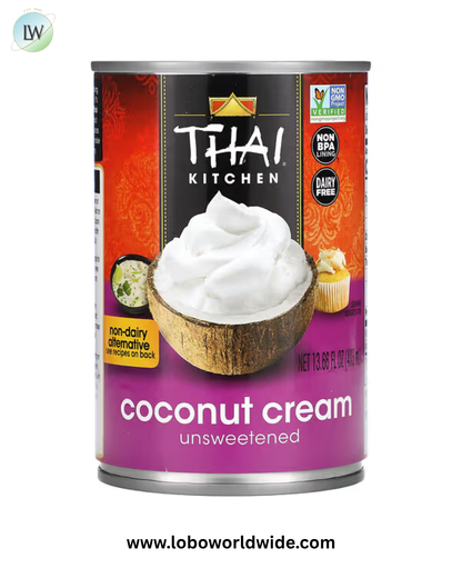 Thai Kitchen, Coconut Cream, Unsweetened, 13.66 fl oz (403 ml)