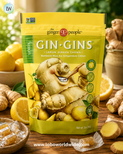 The Ginger People, Gin Gins®, Ginger Chews, 3 oz (84 g)