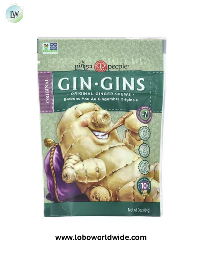 The Ginger People, Gin Gins®, Ginger Chews, 3 oz (84 g)