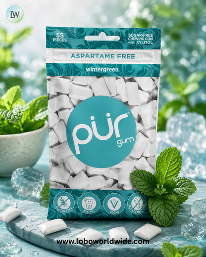 The PUR Company, Chewing Gum, 55 Pieces, 2.72 oz (77 g)