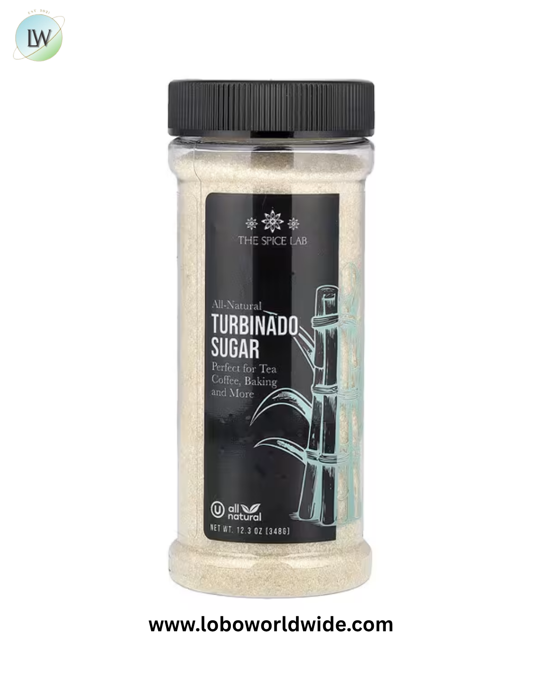 The Spice Lab, Turbinado Sugar, 12.3 oz (348 g)