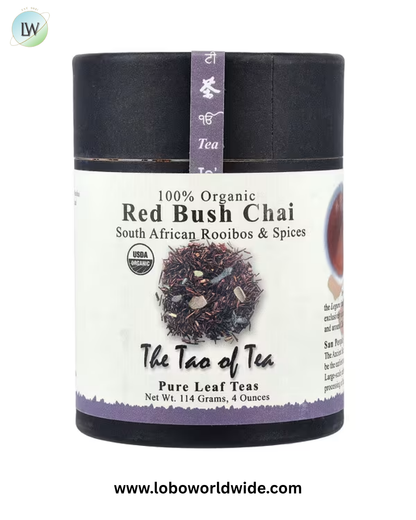 The Tao of Tea, 100% Organic South African Rooibos & Spices, Red Bush Chai, 4 oz (114 g)