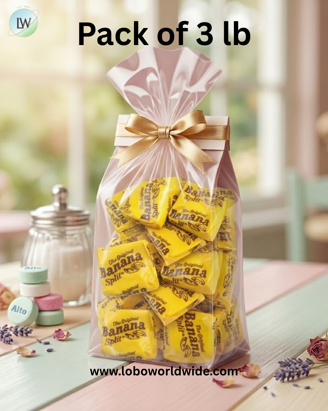 The Original Banana Split Candy Chews