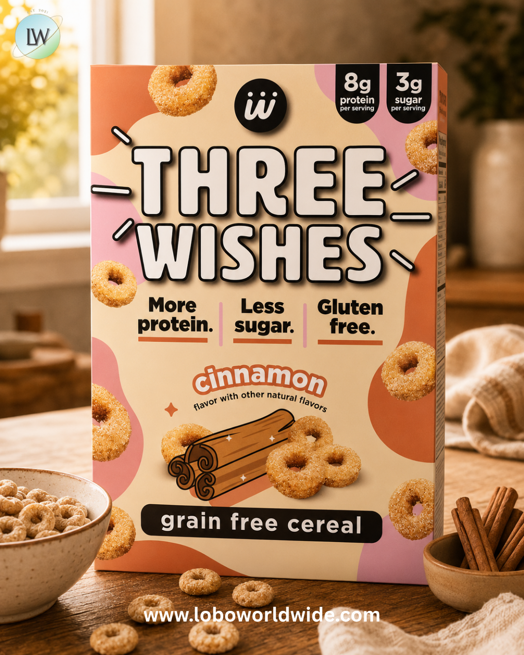 Three Wishes, Grain Free Cereal, 8.6 oz (245 g)