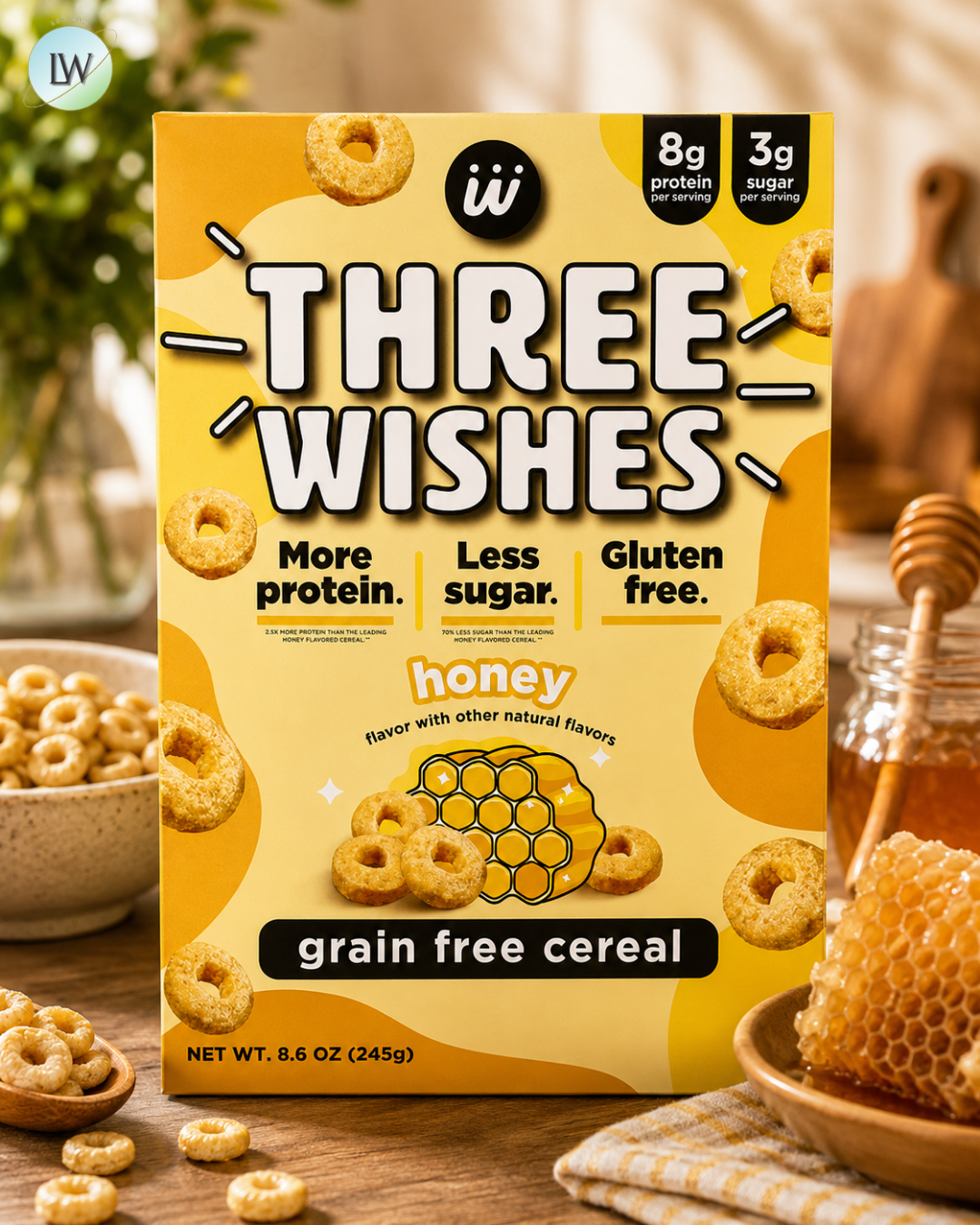 Three Wishes, Grain Free Cereal, 8.6 oz (245 g)
