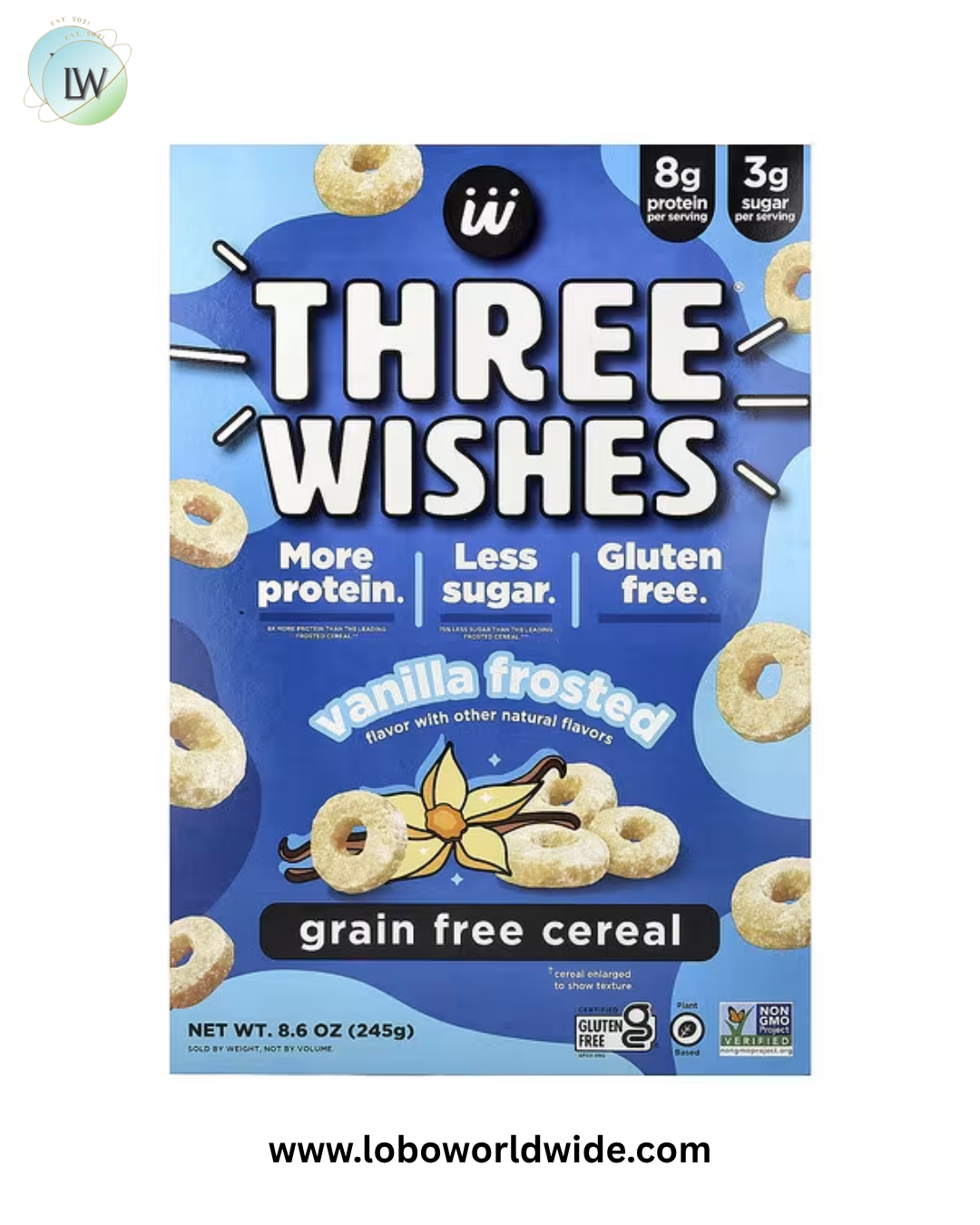 Three Wishes, Grain Free Cereal, 8.6 oz (245 g)