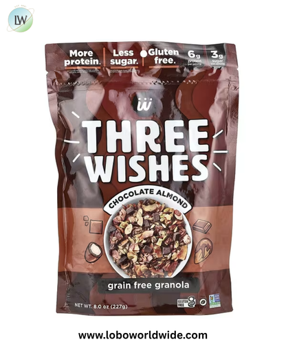 Three Wishes, Grain Free Granola, 8 oz ( 227 g)