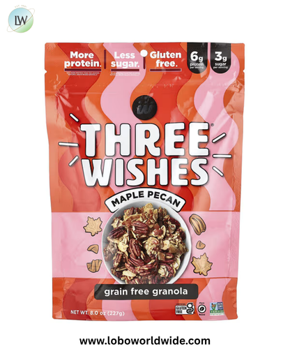 Three Wishes, Grain Free Granola, 8 oz ( 227 g)