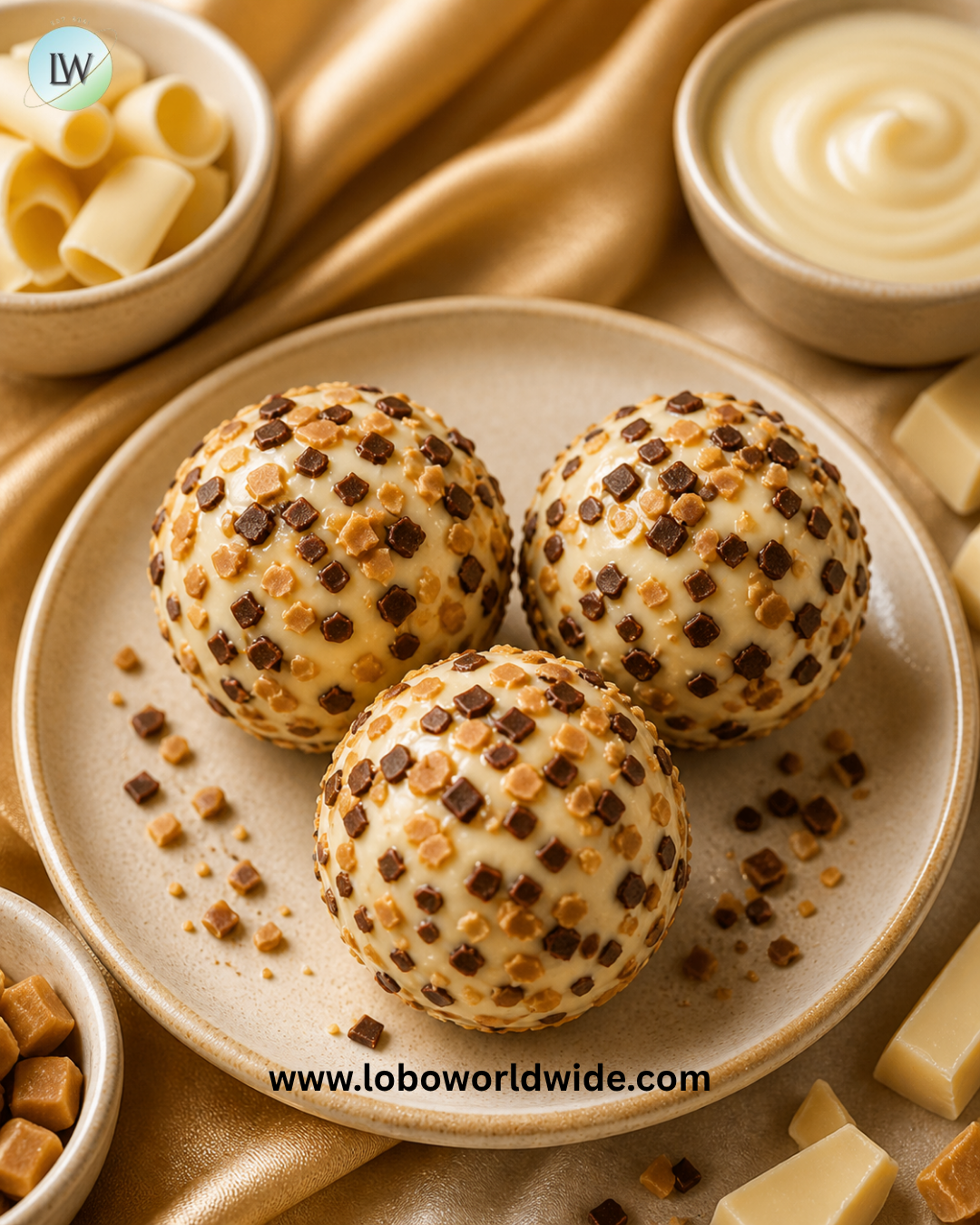Dessert Birnn Truffles White Chocolate - 24ct