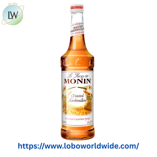 Monin Premium Toasted Marshmallow Flavoring Syrup 750 mL