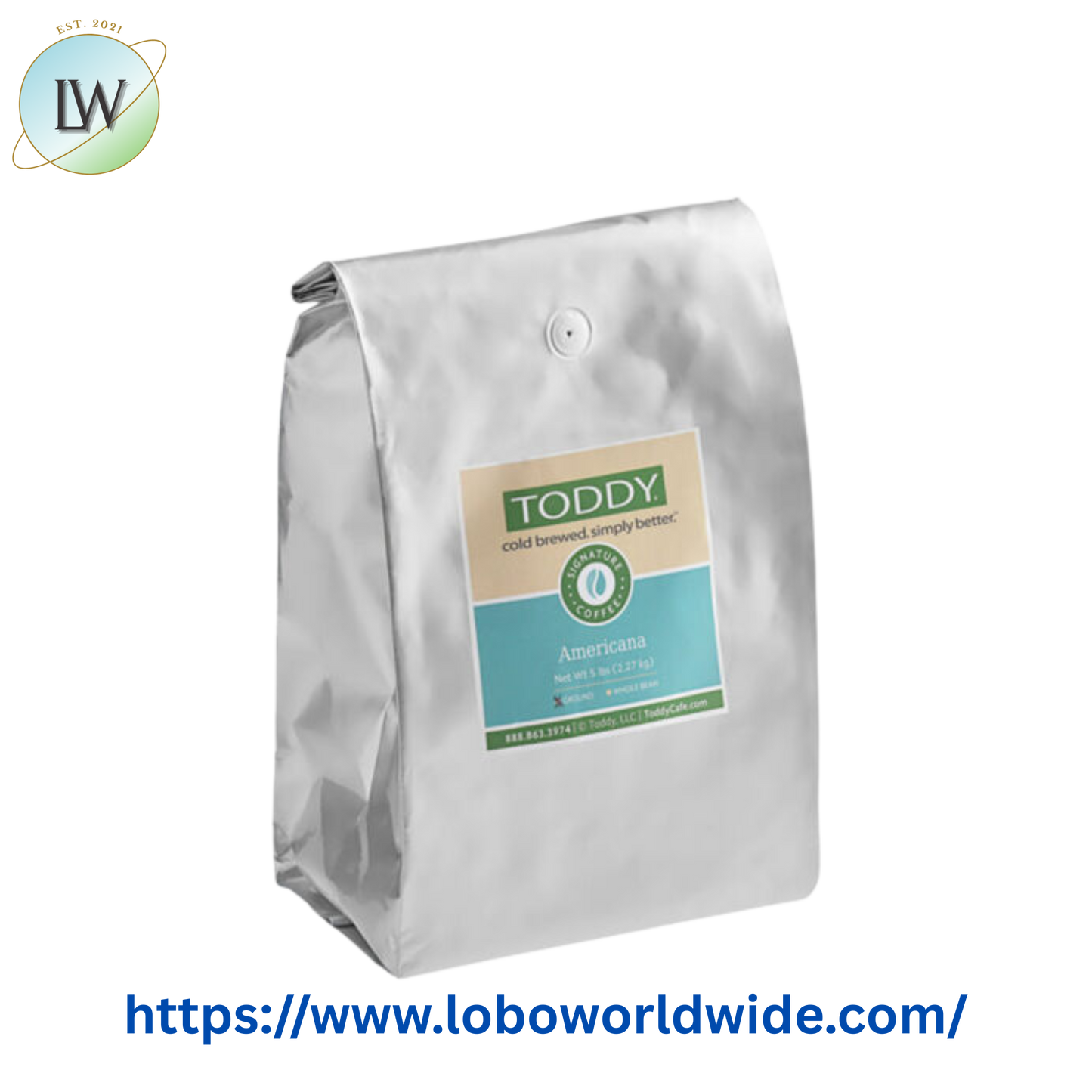 Toddy Americana Cold Brew Coarse Ground Coffee 5 lb.