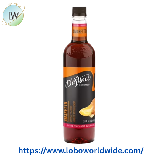 DaVinci Gourmet Classic Amaretto Flavoring Syrup 750 mL