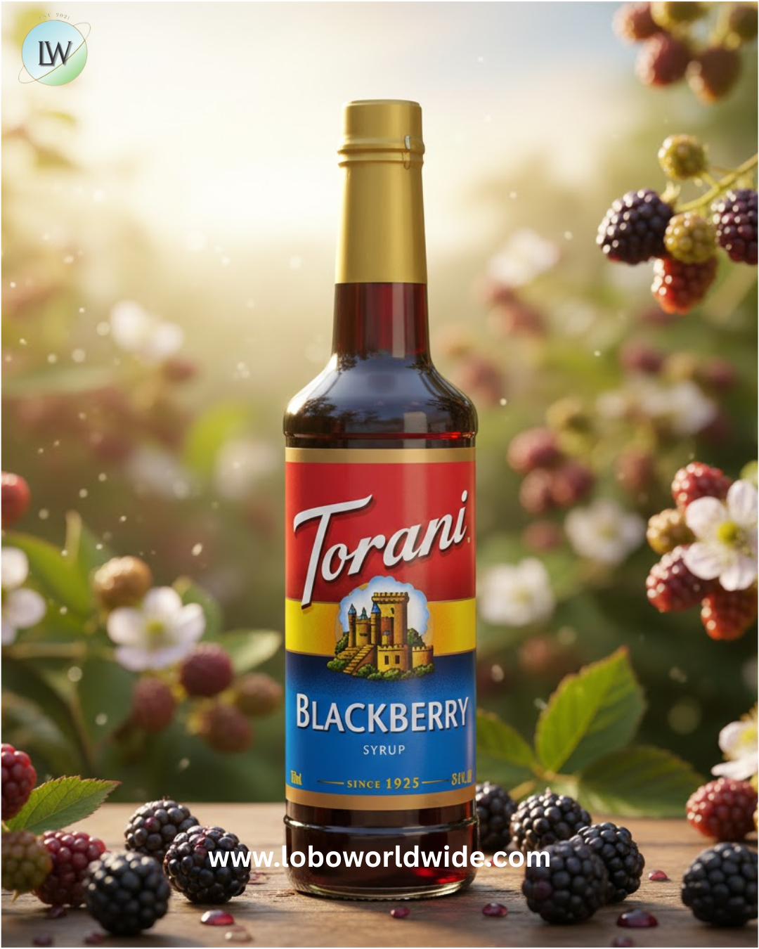 Torani Flavoring / Fruit Syrup 750 mL Glass Bottle-12/Case (Various flavors)