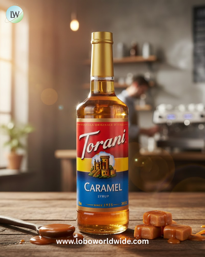 Torani Flavoring / Fruit Syrup 750 mL Glass Bottle-12/Case (Various flavors)